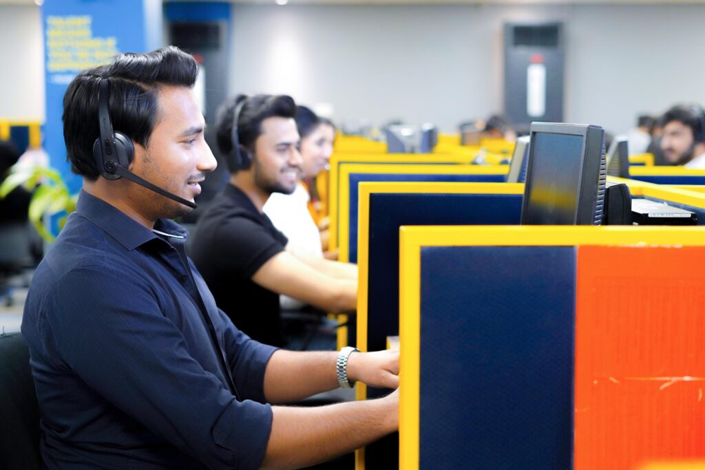 Associate dialing at floor