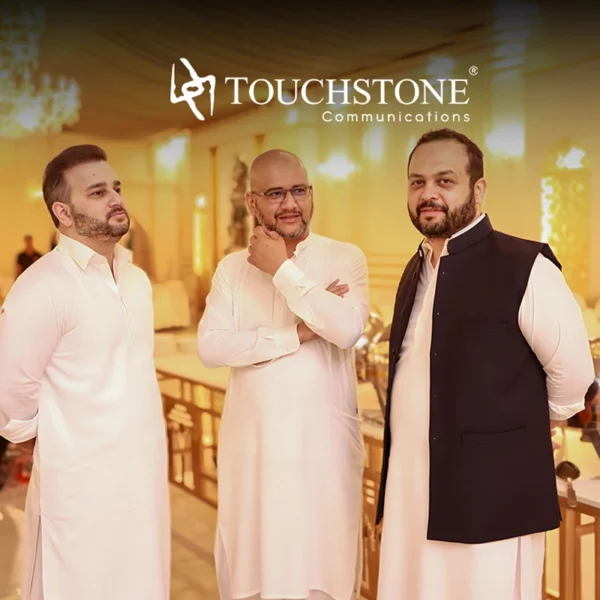 CFO with senior management at Iftar party