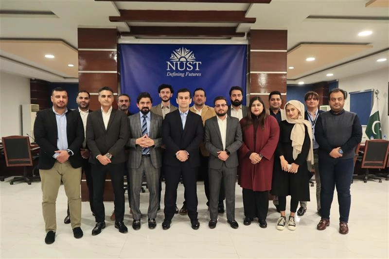 Touchstone Communications Team with CEO at NUST